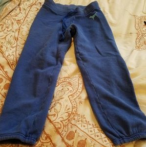 Blue PINK capri sweatpants
